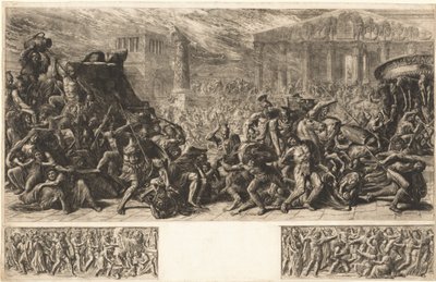 Rækken af templet i Jerusalem, ca. 1838. af Luigi Ademollo