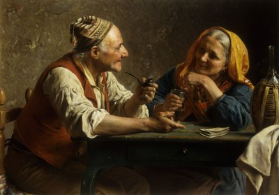 Det lykkelige par, af Luigi Bechi
