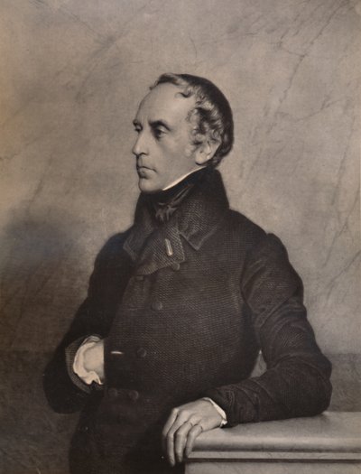 Francois Pierre Guillaume Guizot, fransk politiker og historiker, 1800-tallet 1894 af Luigi Calamatta