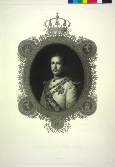 Kongen af Spanien Franz af Luigi Calamatta