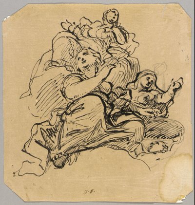 Tegning af Luigi Garzi