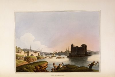 Havn i Latachia, 1810 af Luigi Mayer
