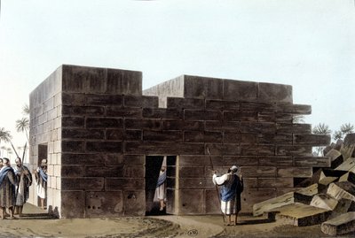 Jupiter Ammons tempel i Libyen. Med udsigt til det osmanniske herredømme i Europa i Asien og andre middelhavsøer. Fra en original tegning af Luigi Mayer, London af Luigi Mayer
