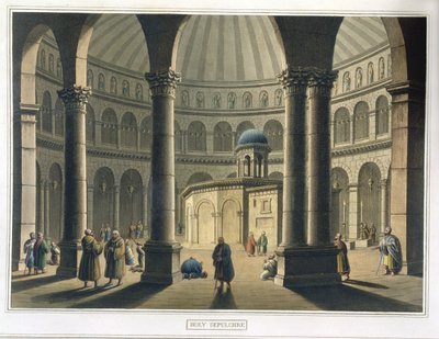Den Hellige Grav, pub. af William Watts, 1806 af Luigi Mayer