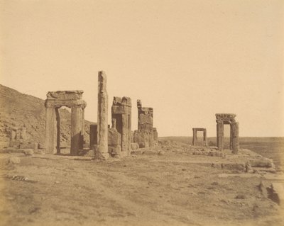 12 [Persepolis, W: før restaurering, 1840