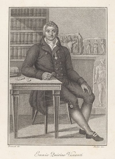 Ennio Quirino Visconti af Luigi Rados, after Luigi Bramati or Antonio Bramati