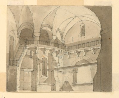 Scenedesign, Interiør i Fængslet af Luigi Ricci