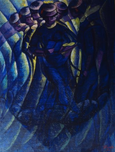 L.Russolo, en kvindes bevægelser af Luigi Russolo