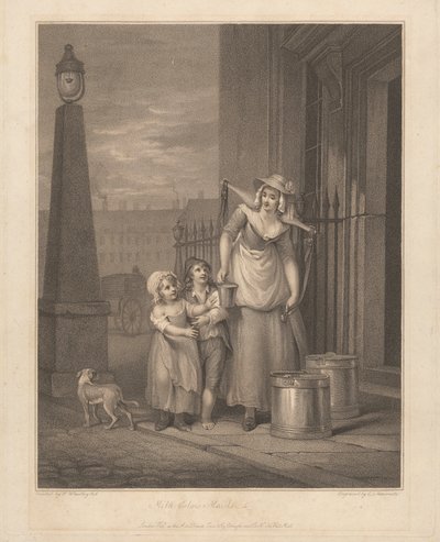 Mælk Under Maids af Luigi Schiavonetti