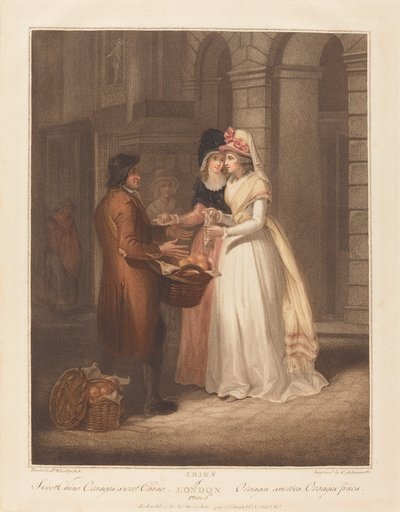 Søde Kina appelsiner af Luigi Schiavonetti after Francis Wheatley