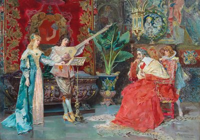 Et musikalsk mellemspil, 1881 af Luis Alvarez Catalá