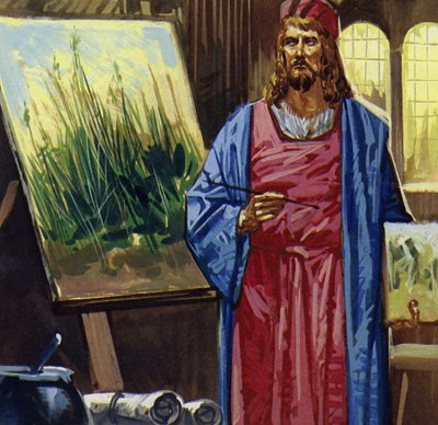 Durer rejste til Venedig og tilbragte meget af sin tid der med at male (farvelitografi) af Luis Arcas Brauner
