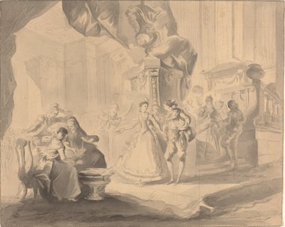 Dans i et palads af Luis Paret y Alcazar