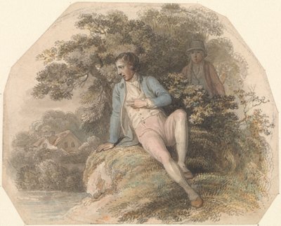 Figur i et Landskab af Luke Clennell