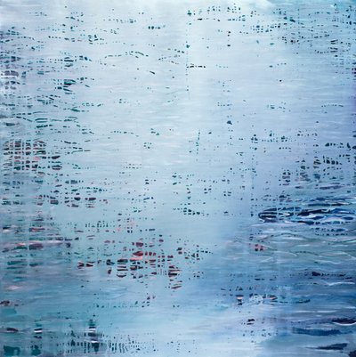 Ganga 11, 2018 (olie på lærred) af Luke Elwes