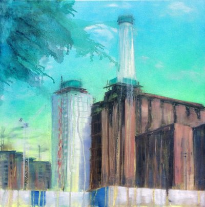 Work in Progress 9, 2015 (olie på lærred) af Luke M Walker