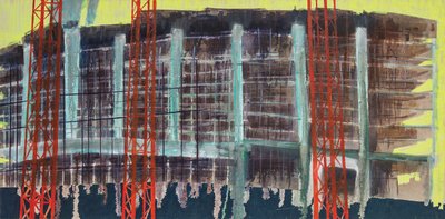 Work in Progress I, 2014 (olie og akryl på lærred) af Luke M Walker