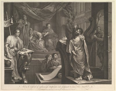 Paul Before Felix, 5. februar 1752. af Luke Sullivan