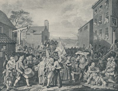 Gardernes march mod Skotland, 1745, 1920 af Luke Sullivan