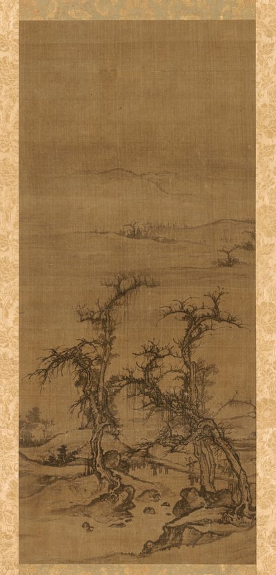 Bærer en Qin på besøg, 1271-1368. af Luo Zhichuan