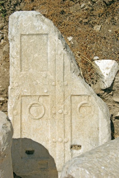 Udskåret døråbning, Xanthos, Tyrkiet af Lycian