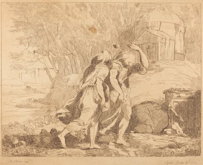 To flygtende skikkelser af Lydia Bates after John Hamilton Mortimer