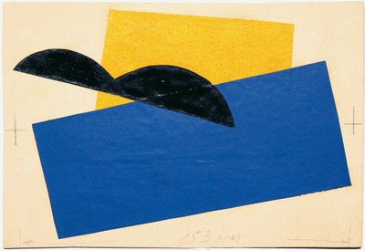 Broderidesign til Verbovka Village Folkecenter, 1917. af Lyubov Sergeevna Popova