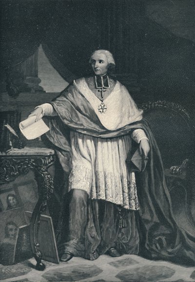 Kardinal Joseph Fesch, c1830, 1896 af M. Haider