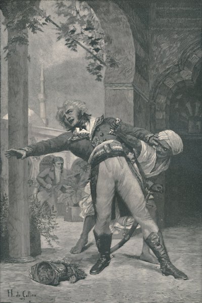 Mordet på Kléber i Kairo, 14. juni 1800, 1896 af Horace de Callias