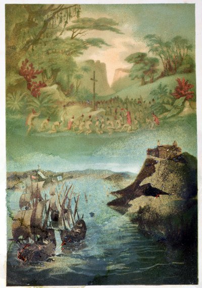 Evangeliseringen af den indiske befolkning og Christopher Columbus