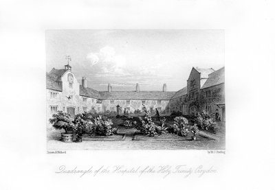 Hospital of the Holy Trinity, Croydon, 1840. af M. J. Starling