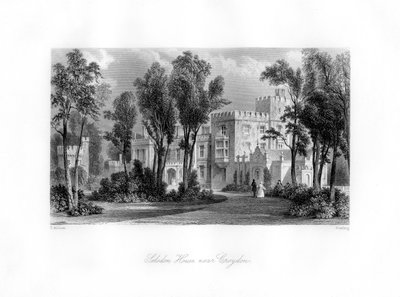 Selsdon House nær Croydon, 1800-tallet. af M. J. Starling