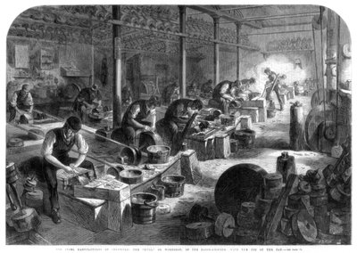 Stålfabrikanter i Sheffield, Yorkshire, 1866 af M. Jackson