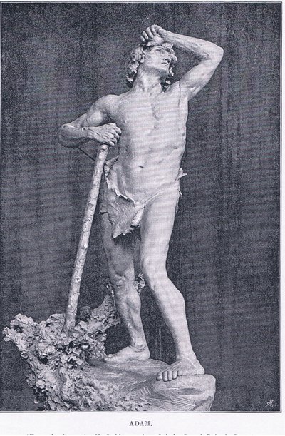 Adam, fra The Magazine of Art 1893, Cassell and Company af M. Lavergne