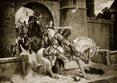 Kampen mellem William og Robert ved Gerberoy af M. Mackinlay