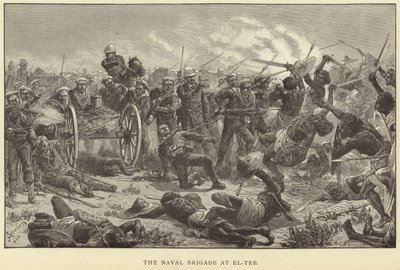 Flådebrigaden ved El-Teb af M. Schonberg