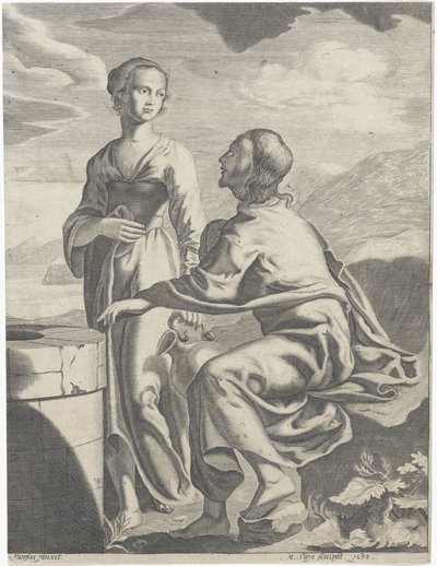 Kristus og den samaritanske kvinde af M. Suys