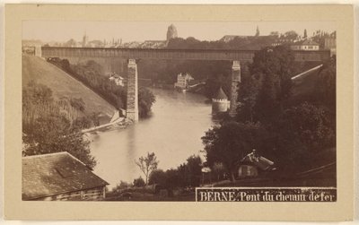 Bern. Chemin defer-broen. af M. Vollenweider