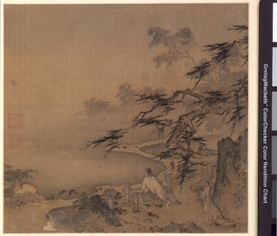 Watching the Deer by a Pine Shaded Stream, 1127-1279 af Ma Yüan