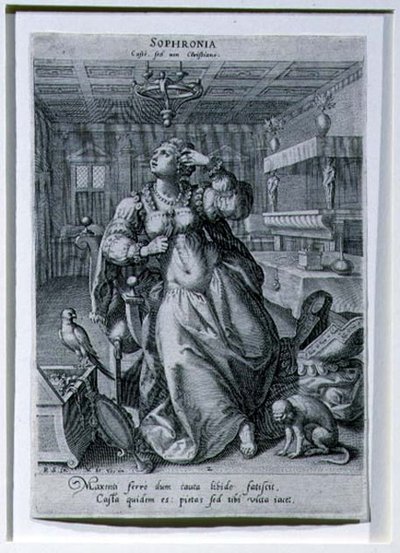Sophronia, fra en serie, der skildrer 