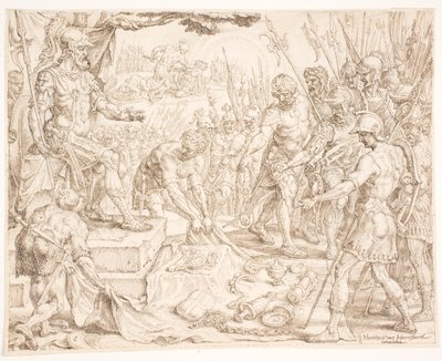 Gideon modtager byttet af Maarten van Heemskerck