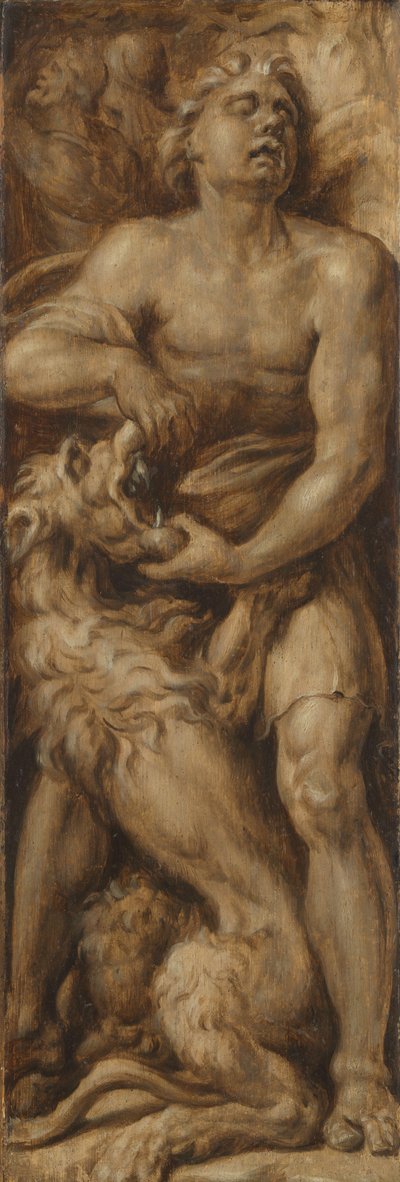 Samson river løven af Maarten van Heemskerck