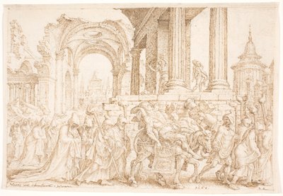 Samsons begravelse af Maarten van Heemskerck