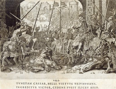 Erobringen af Tunis i 1535, plade 7 fra 