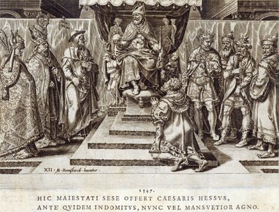 The Submission of Philip, Landgrave of Hesen i 1547, plade 12 fra 