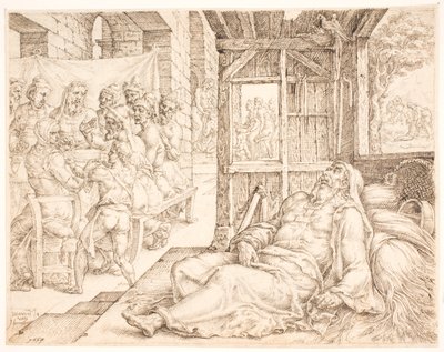 Tobits blindhed af Maarten van Heemskerck
