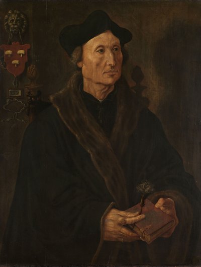 Portræt af Johannes Colmannus af Maarten van Heemskerk