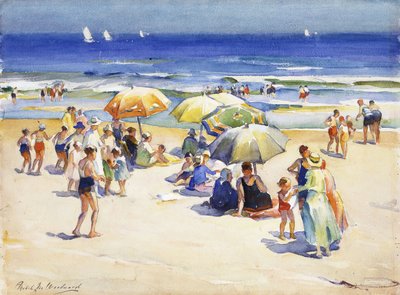 En eftermiddag på stranden af Mabel Woodward