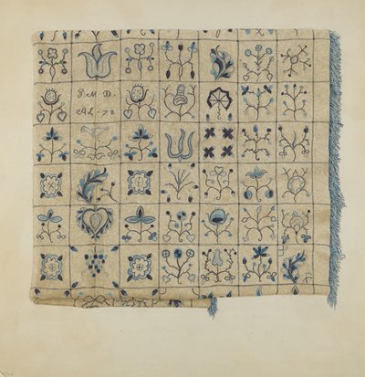 Coverlet af Mae A. Clarke