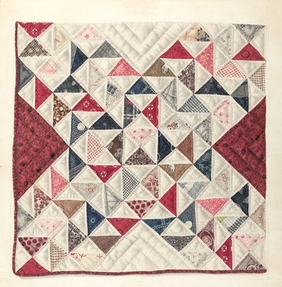 Patchwork Quilt af Mae A. Clarke